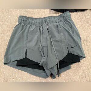 Nike Gray/Black 2 in 1 Athletic Shorts